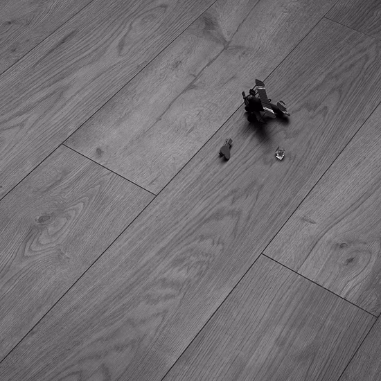 Plancher en fibre de bois imperméable à 100 % Aqua Engineered Wood MDF HDF Plancher stratifié laminé