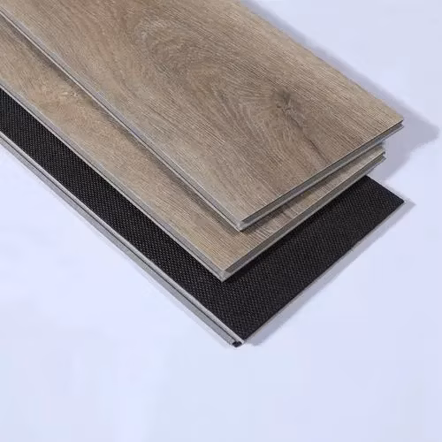 Plastique durable imperméable ignifuge PVC Lvt Spc Cliquez sur un revêtement de sol laminé en vinyle Spc pour la décoration commerciale